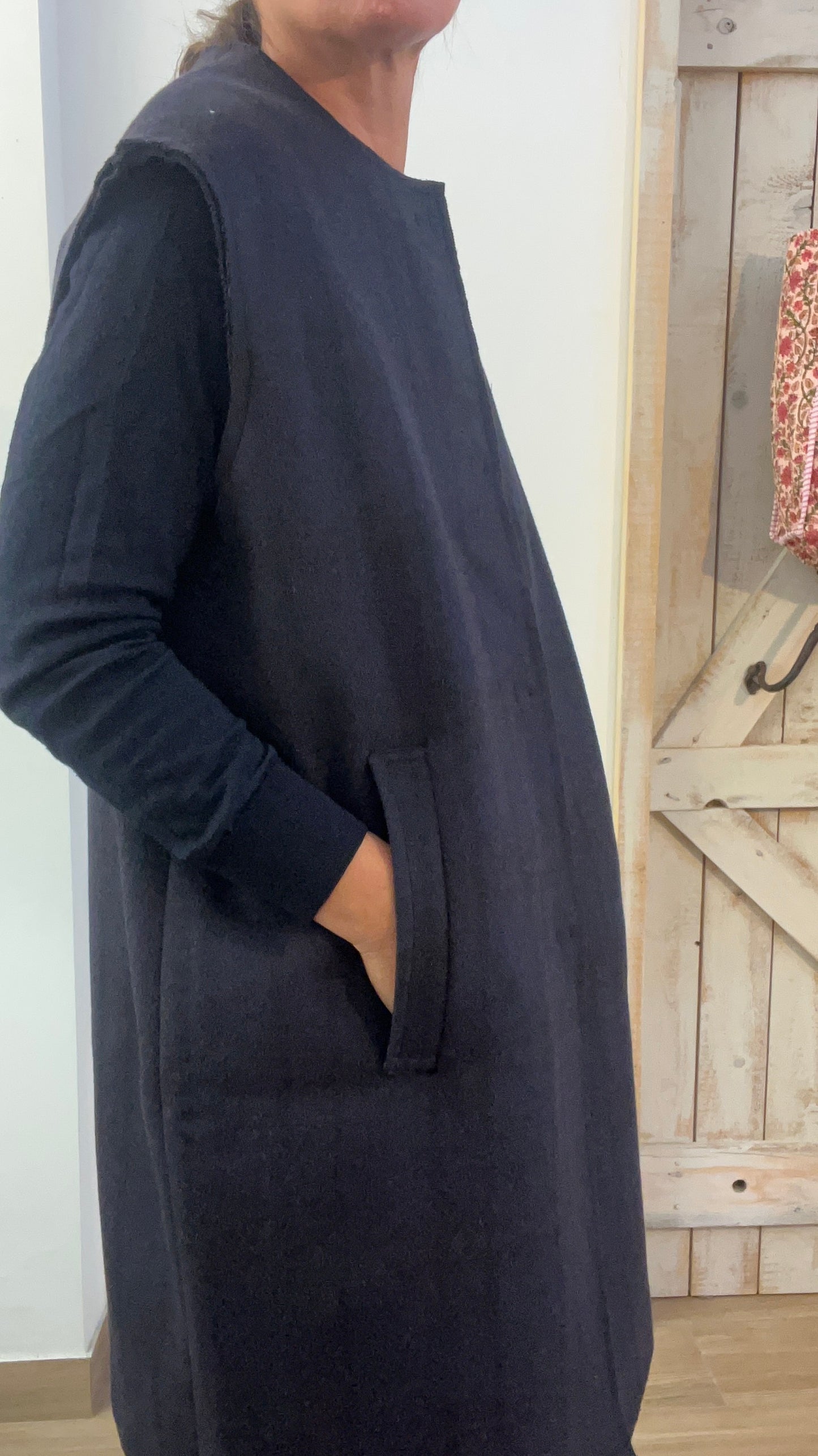 Cashmere double vest