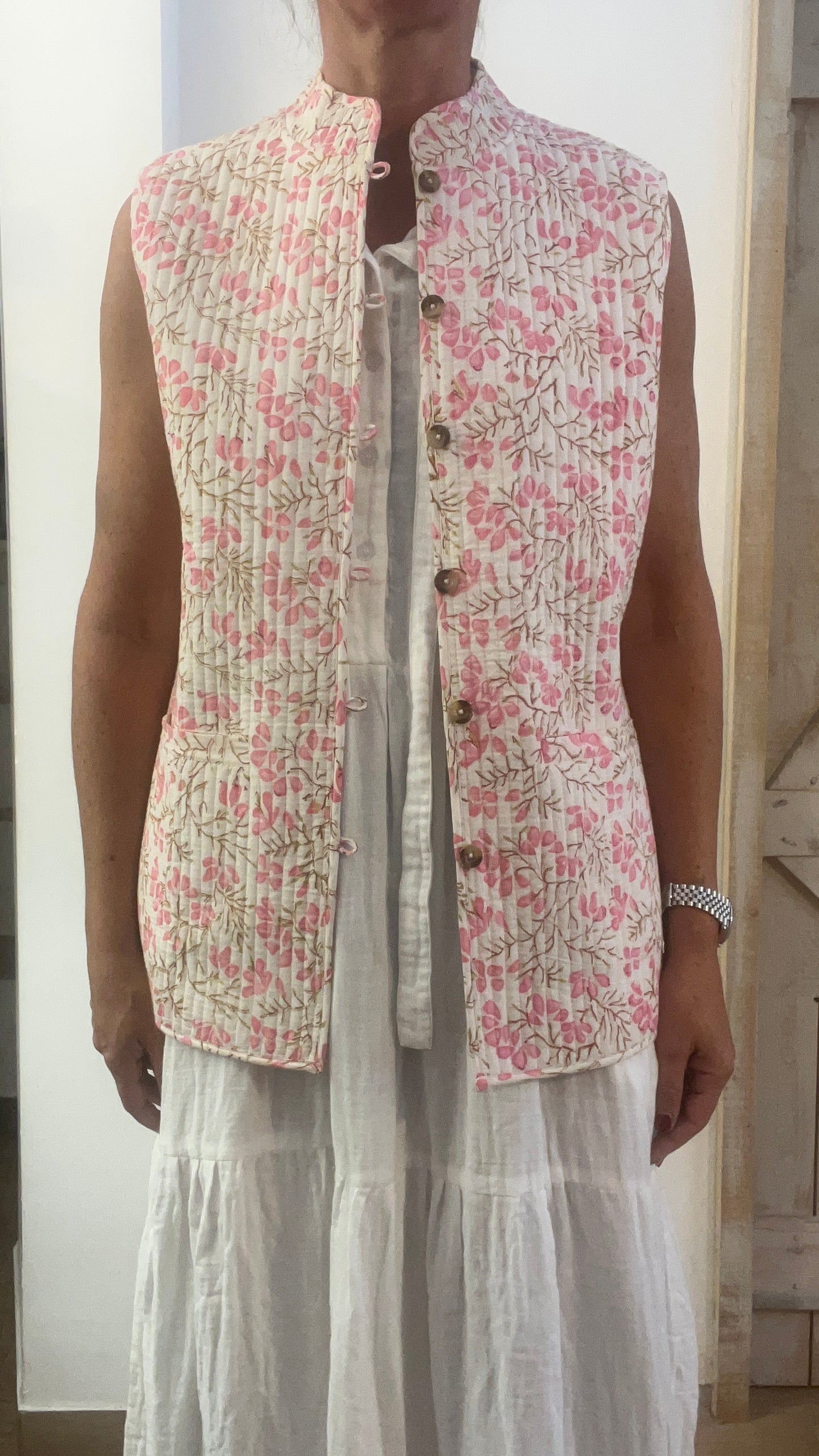 Gilet di cotone padded