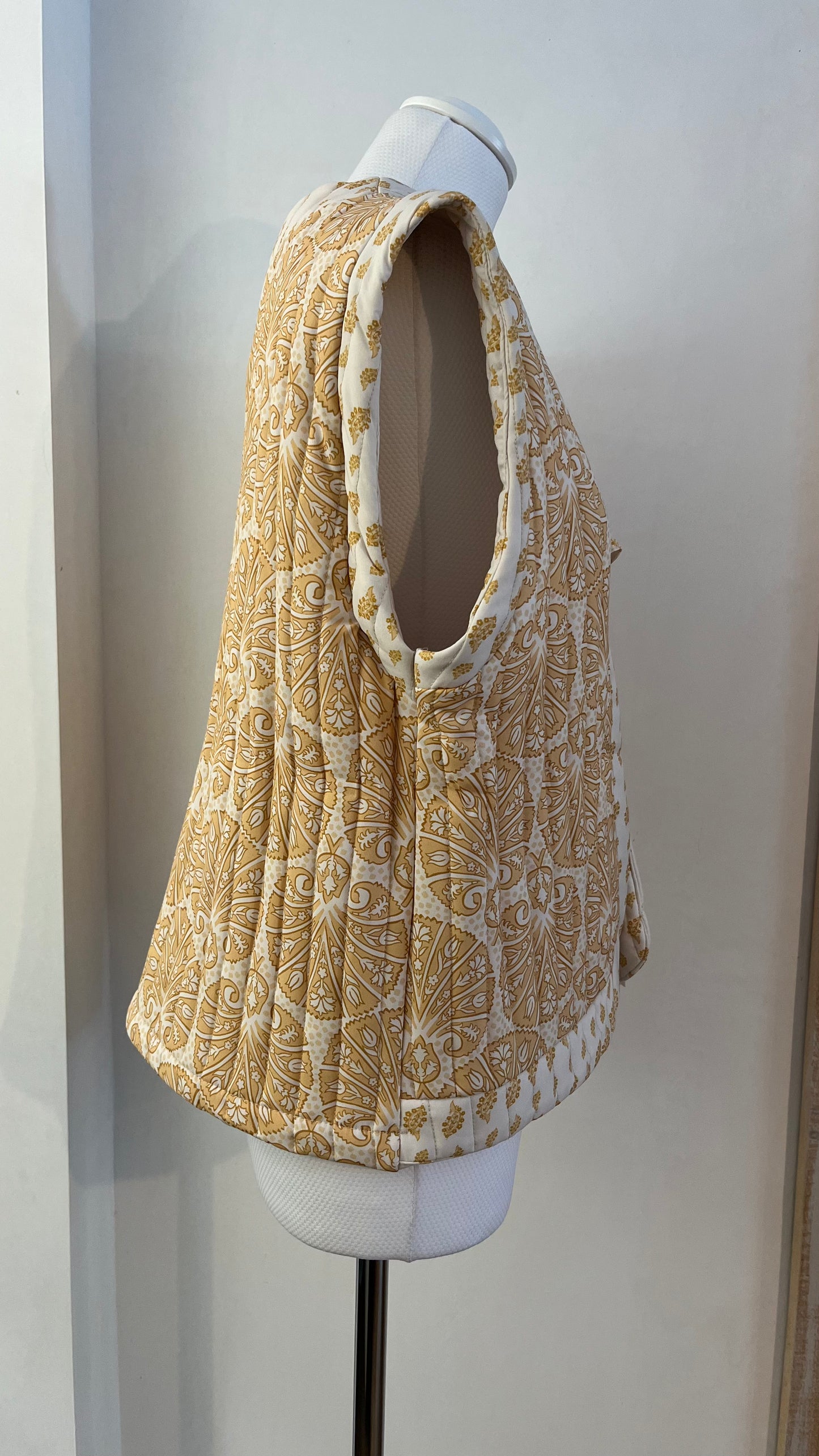 Gilet stampato padded