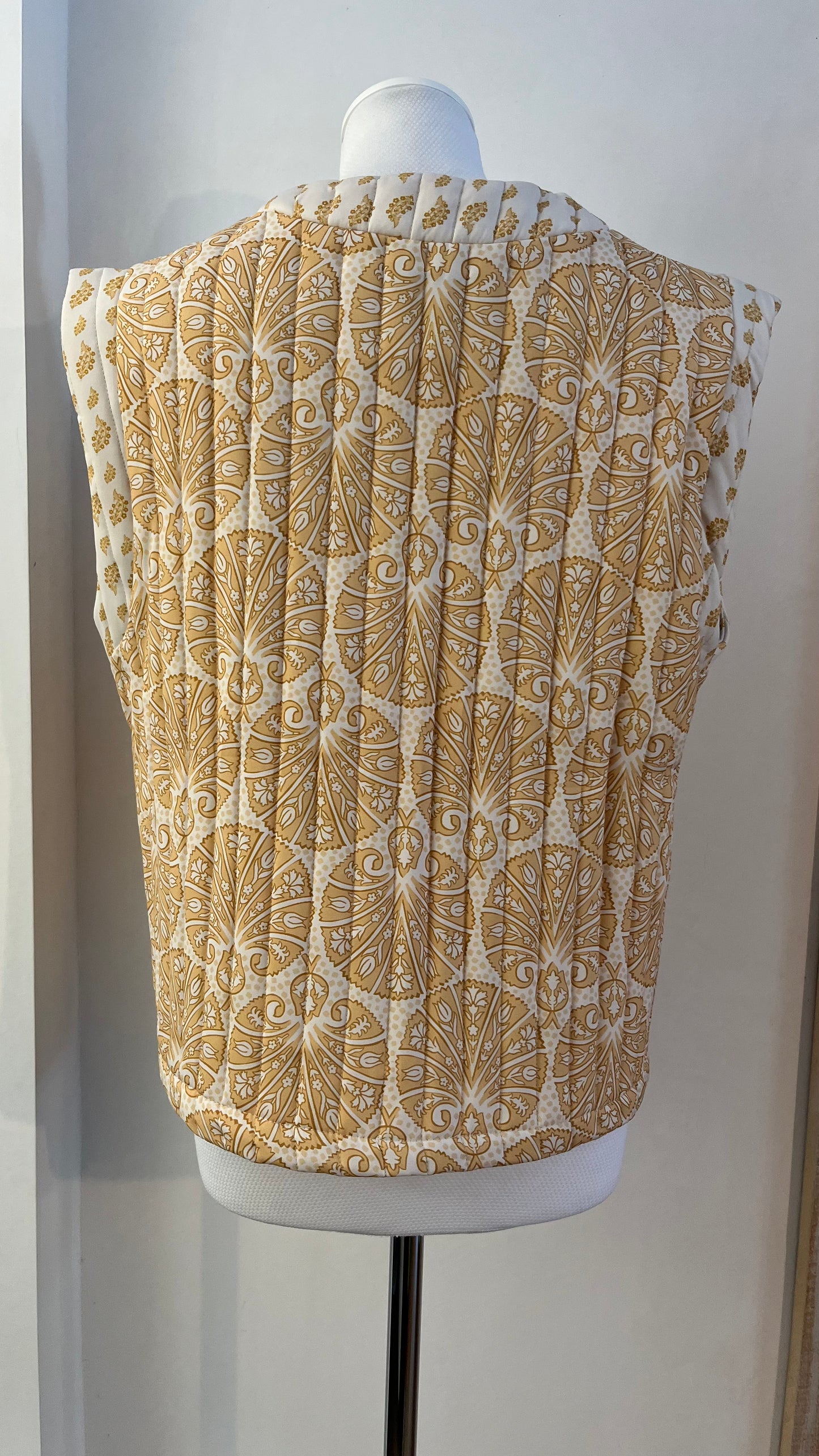 Gilet stampato padded