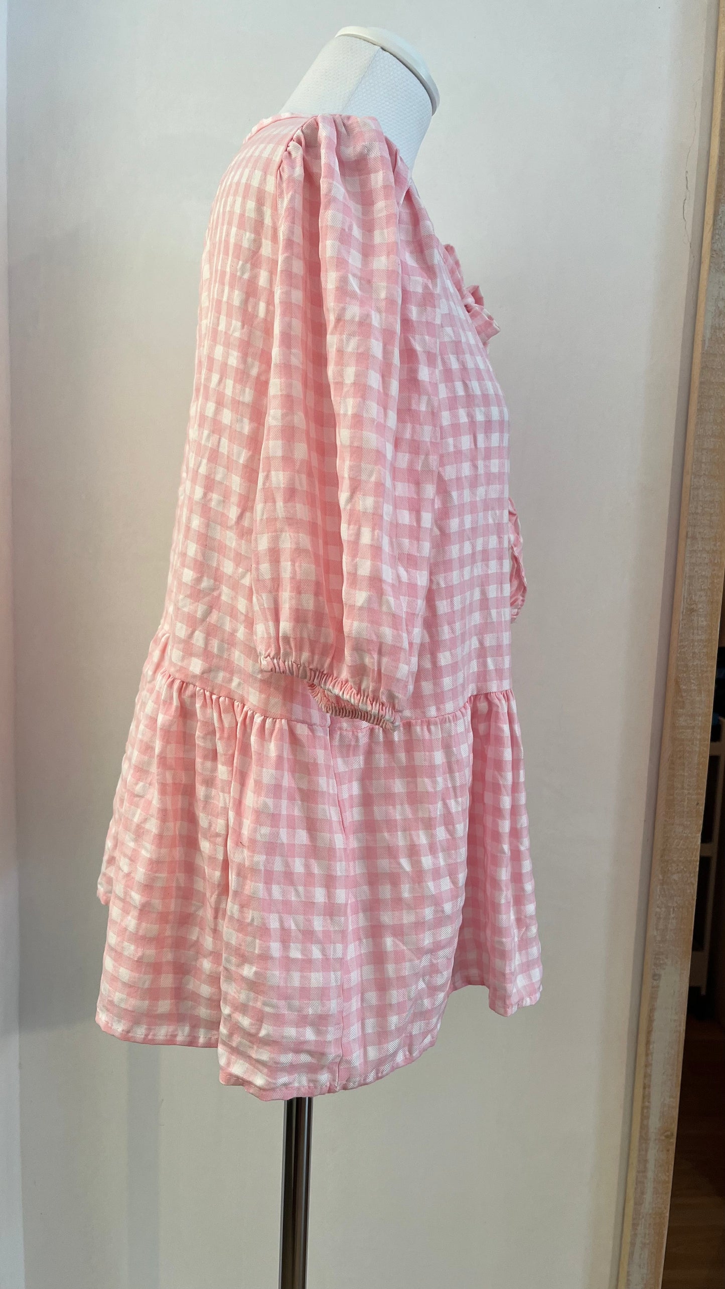 Top di cotone gingham