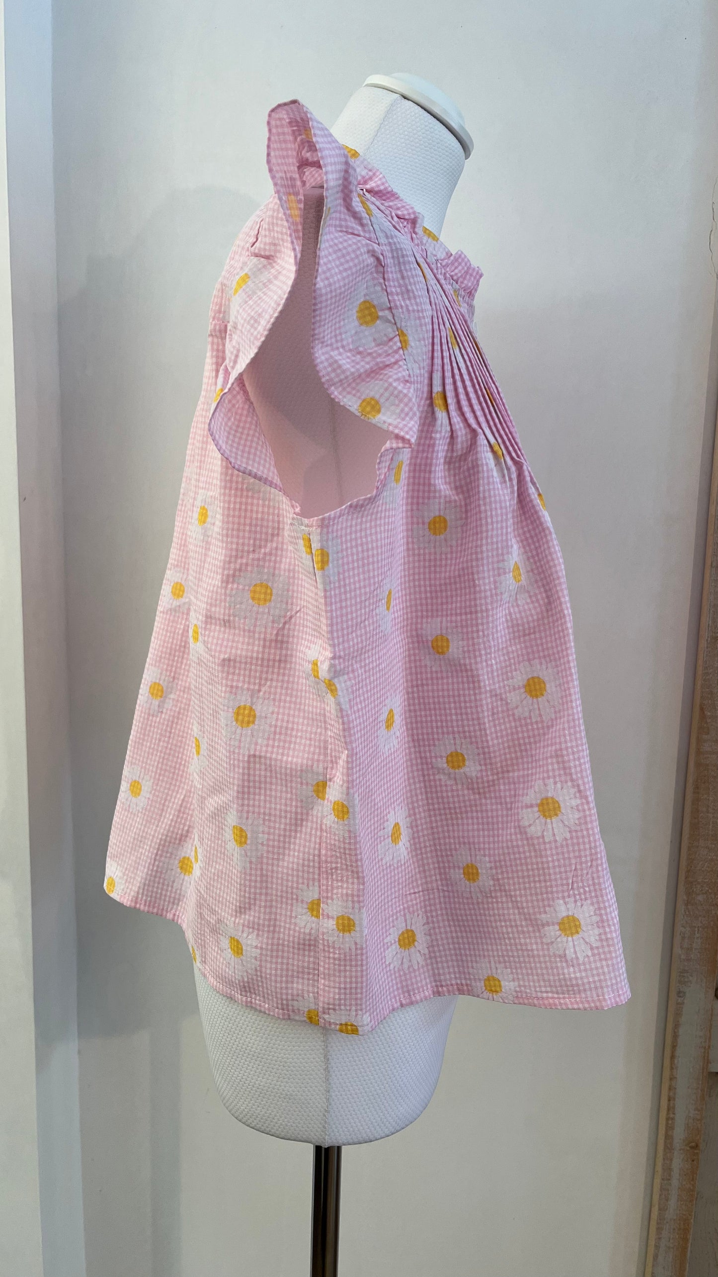 Top di cotone stampato