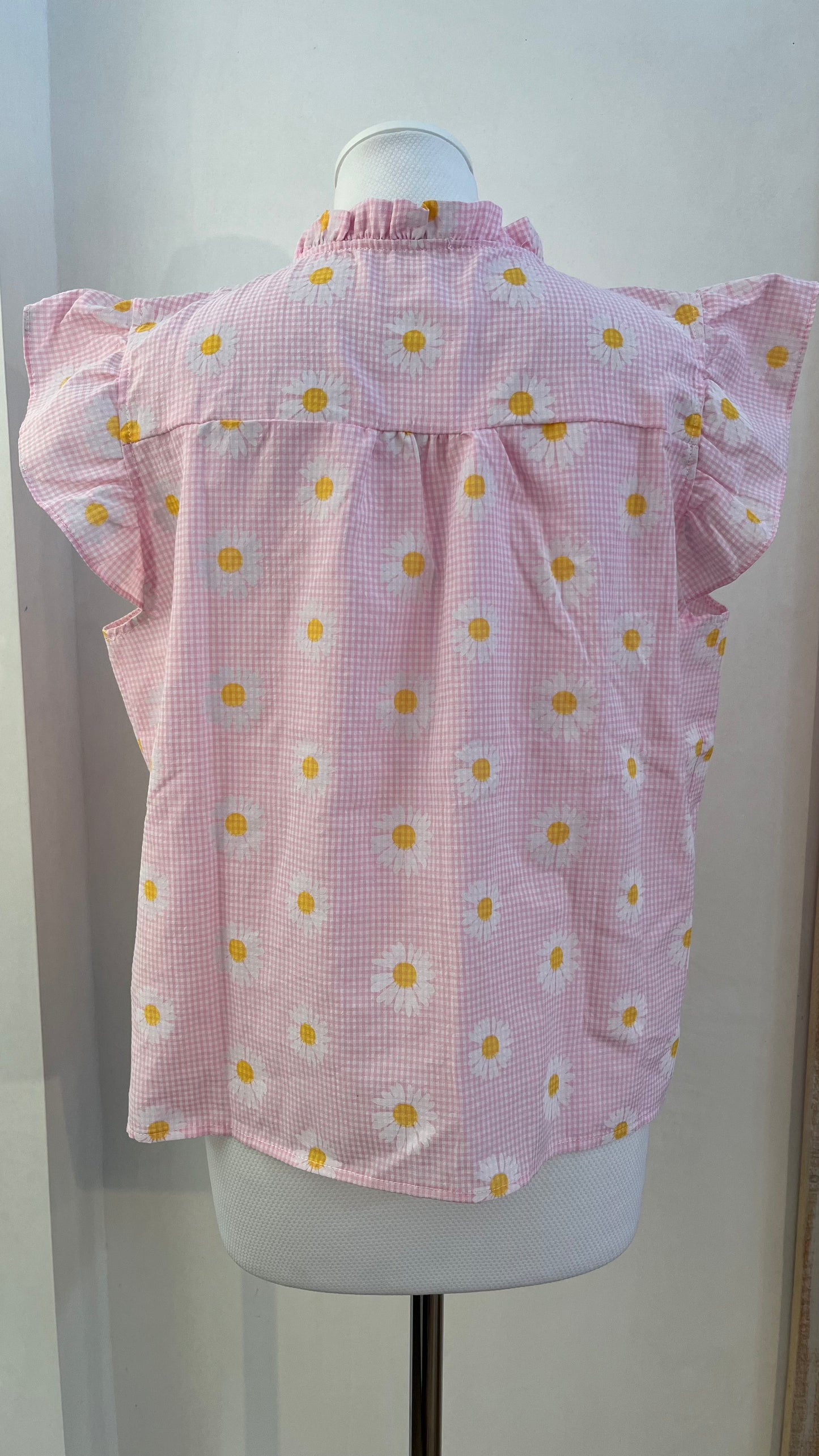 Top di cotone stampato