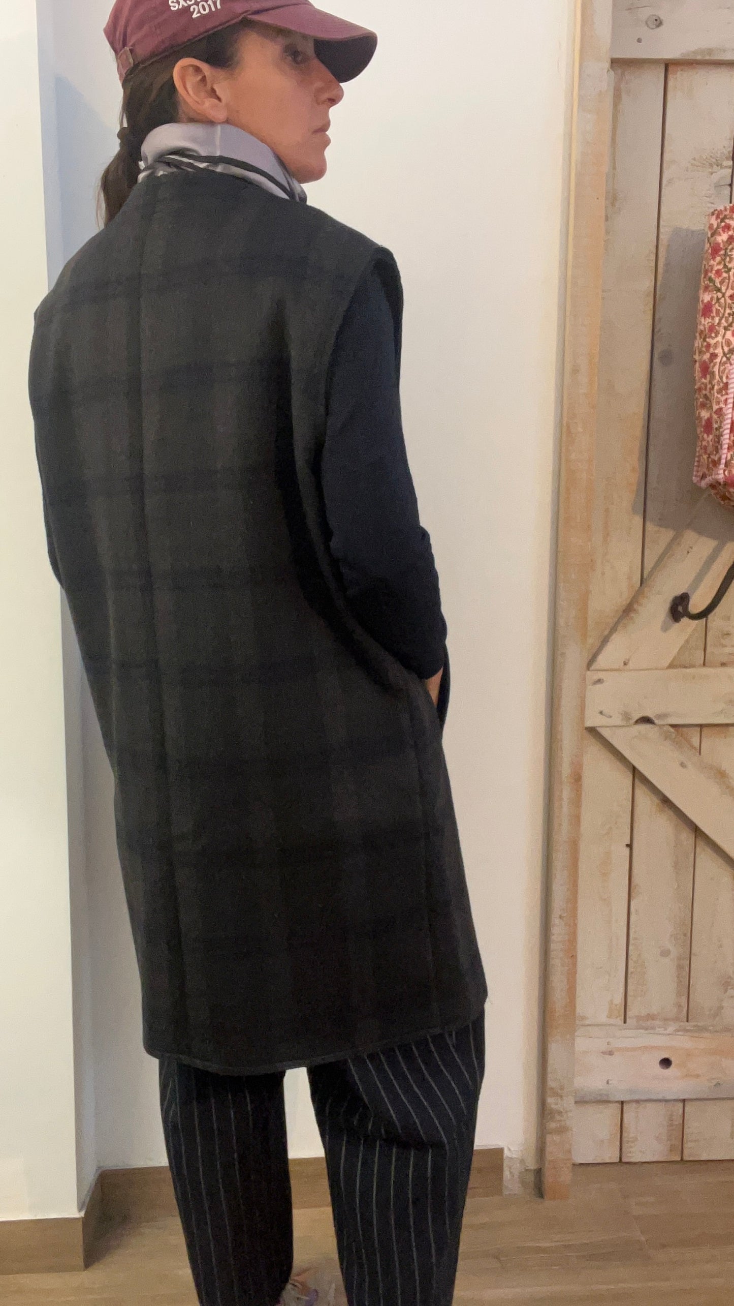 Cashmere double vest