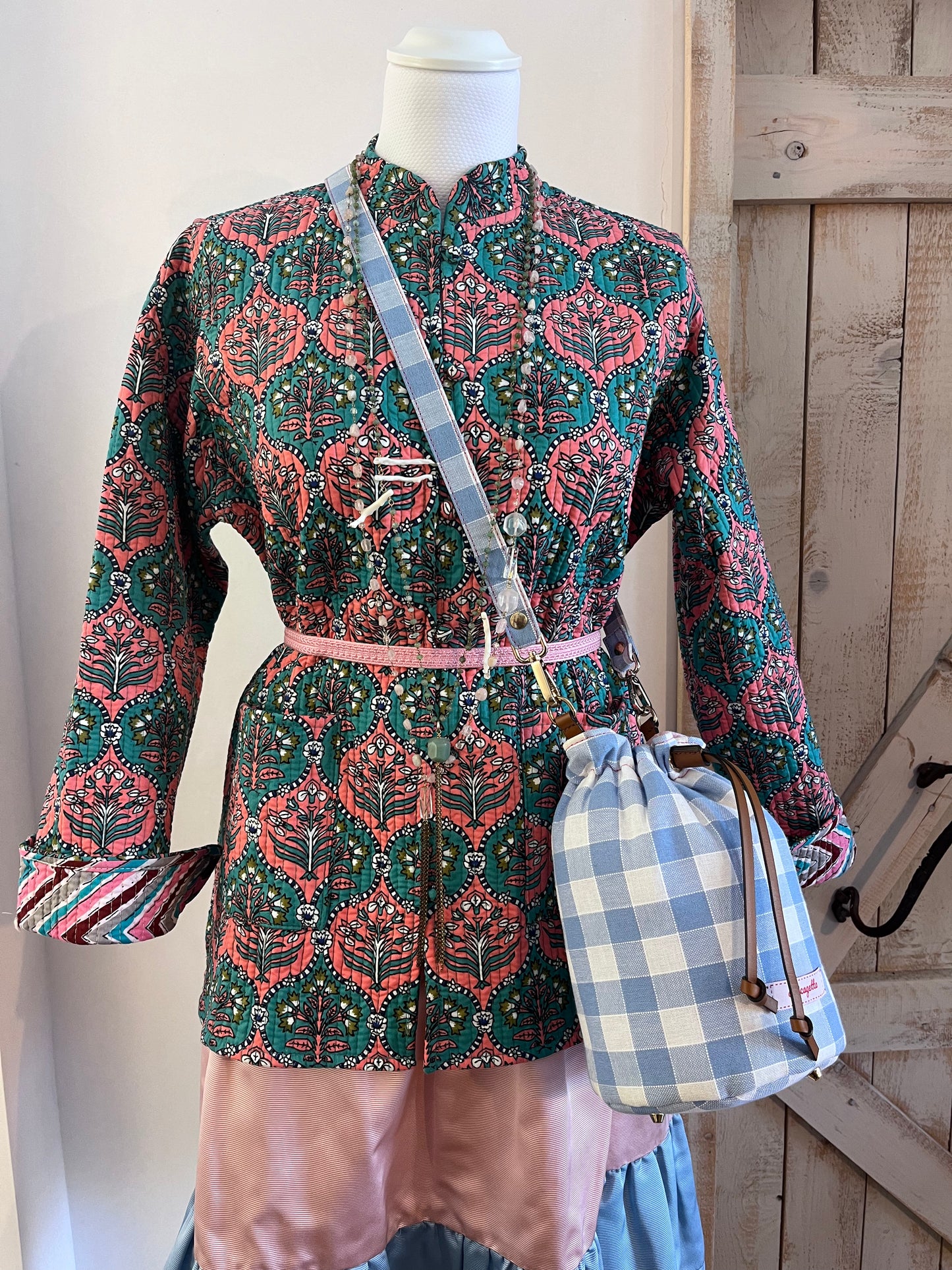 Padded cotton jacket with pockets