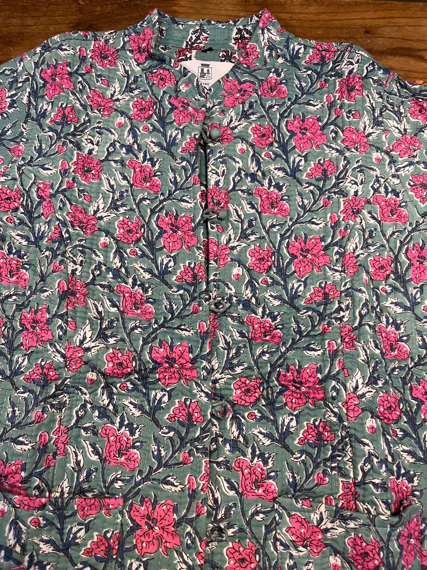 Padded cotton jacket with pockets