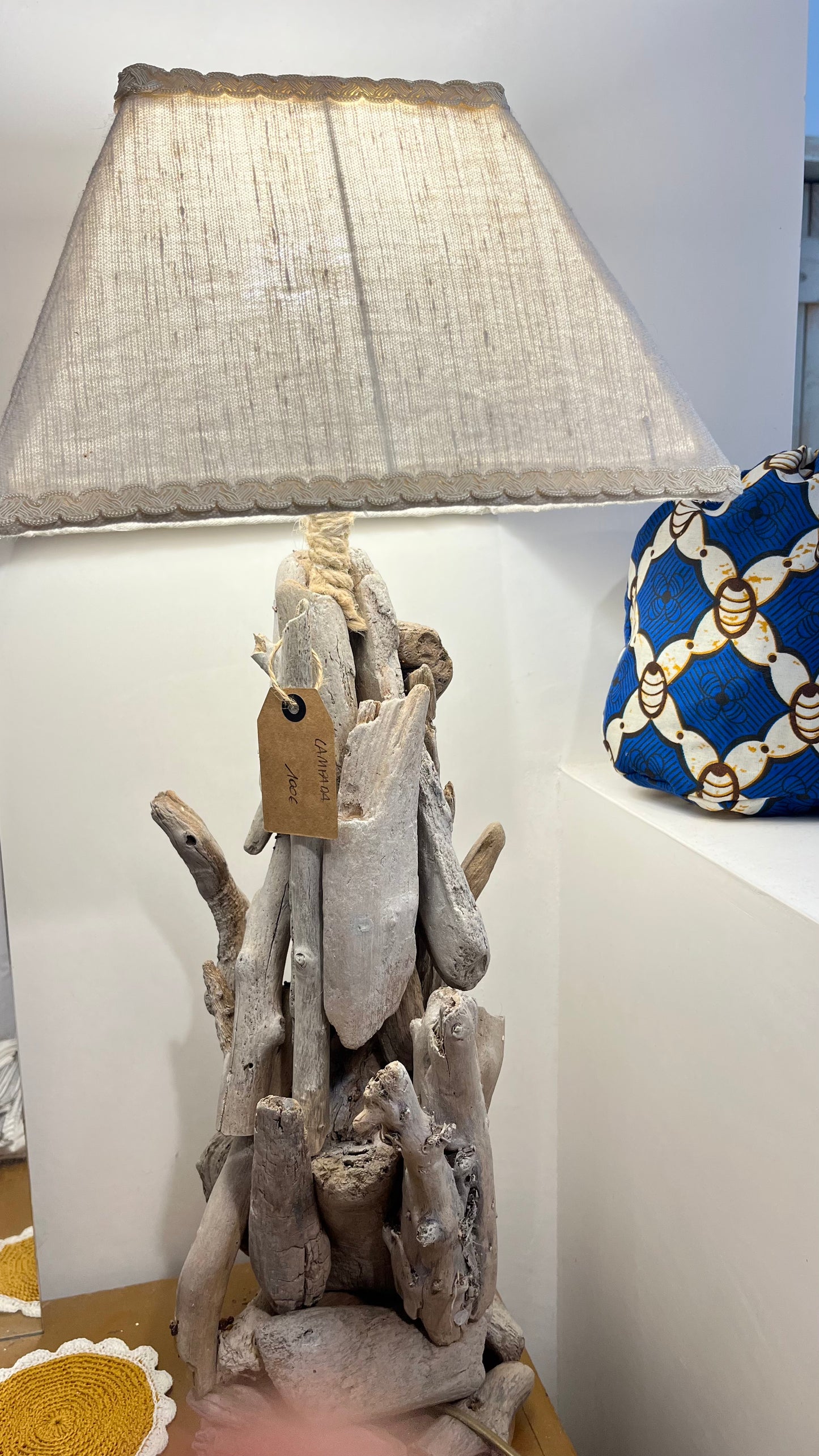 Lampada in legno