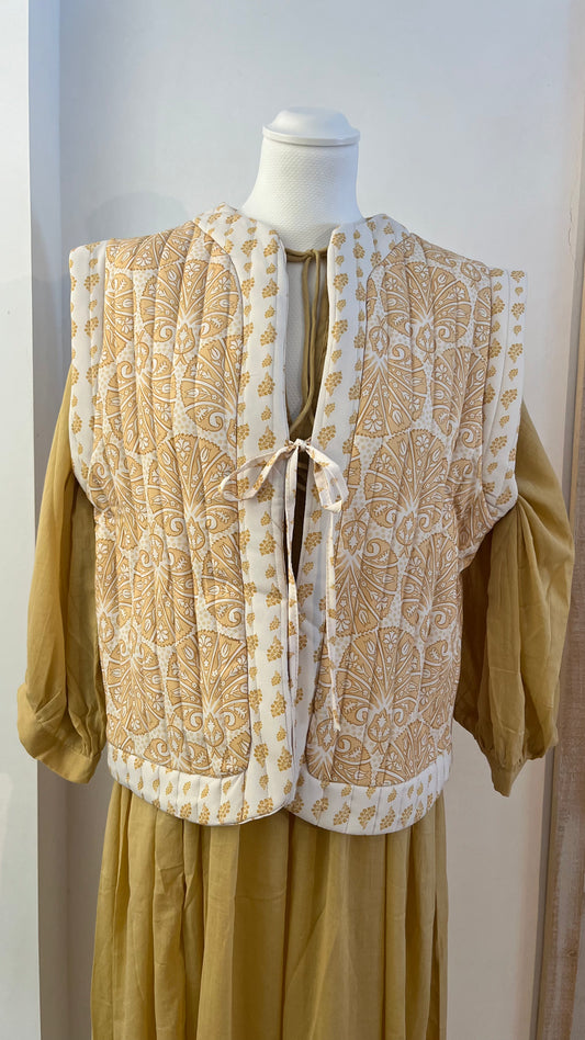 Gilet stampato padded