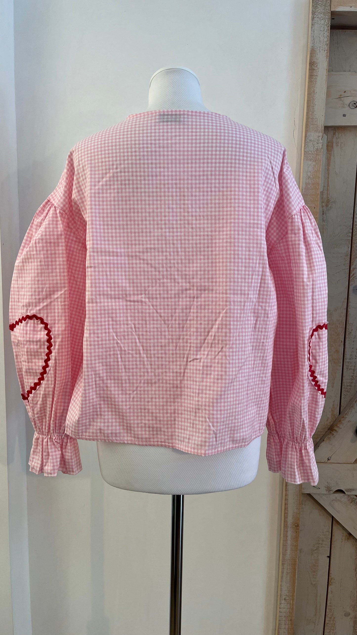 Top di cotone gingham