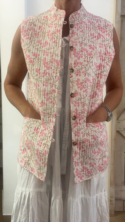 Gilet di cotone padded