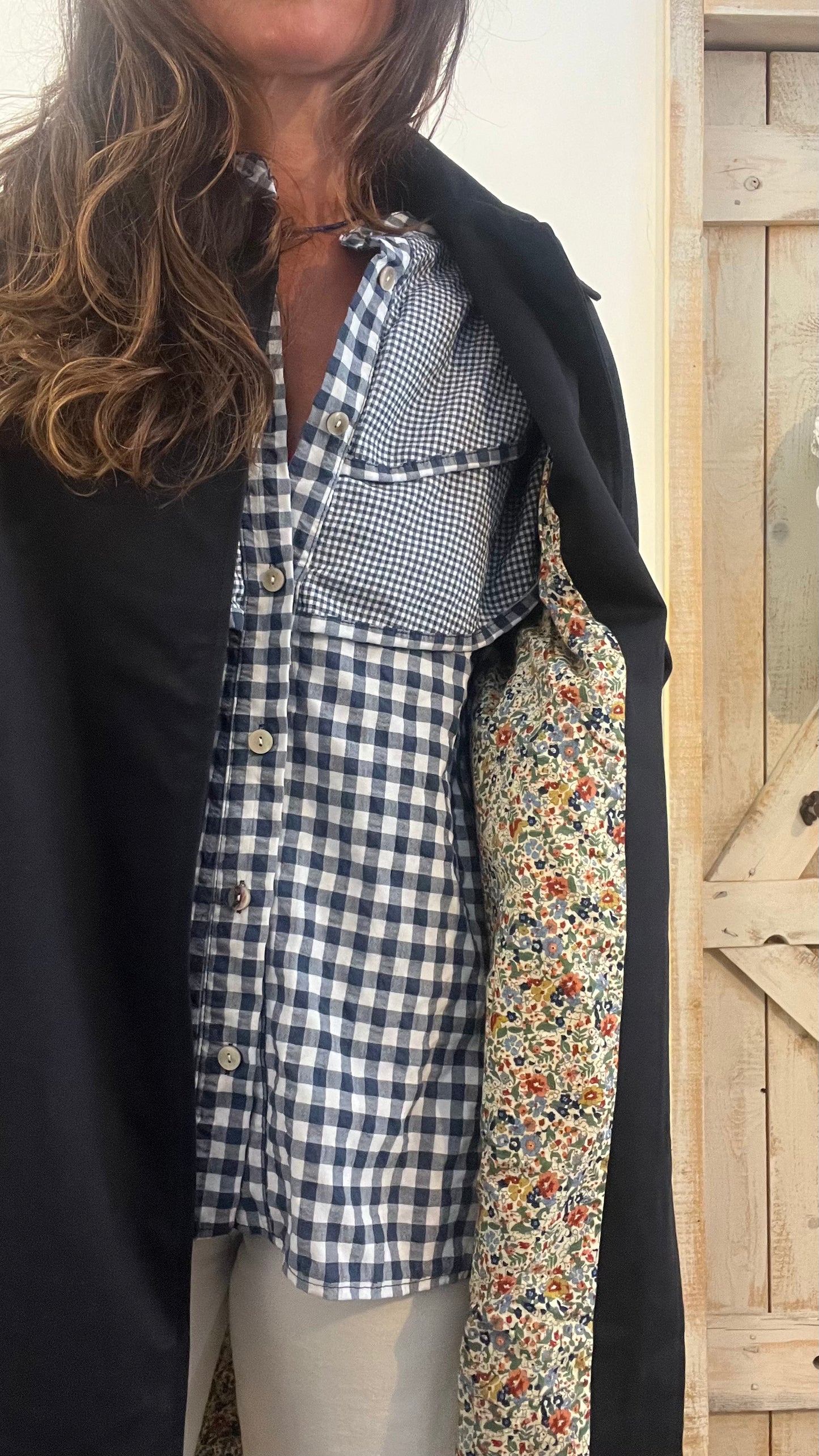 Trench di cotone con interno Liberty