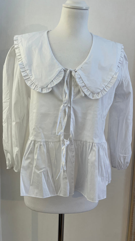 Camicia di cotone tinta unita