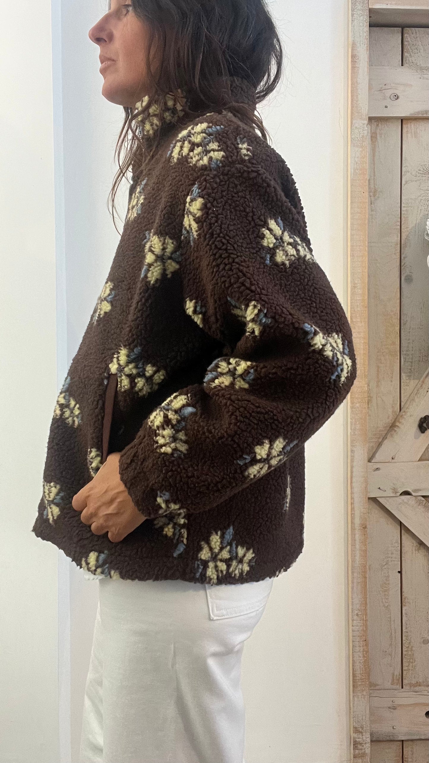 Teddy stampato con maxi fiori