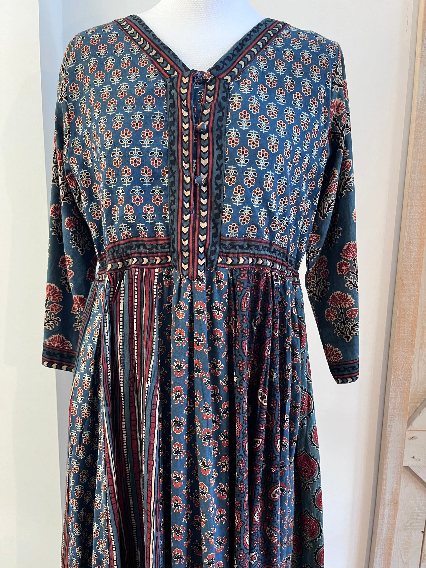 Hand printed dress