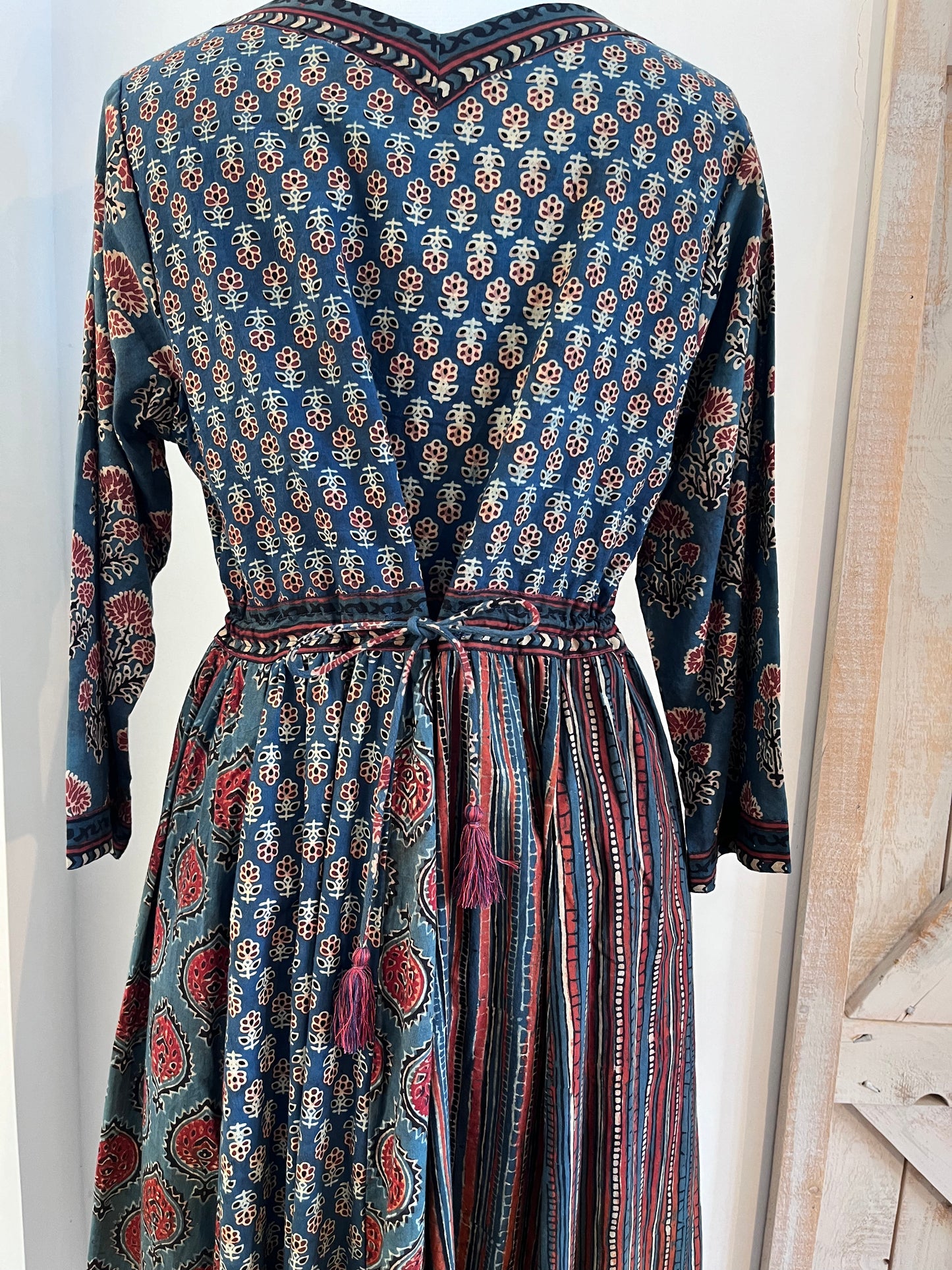 Hand printed dress