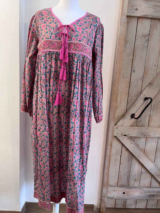 Hand-printed Dea dress