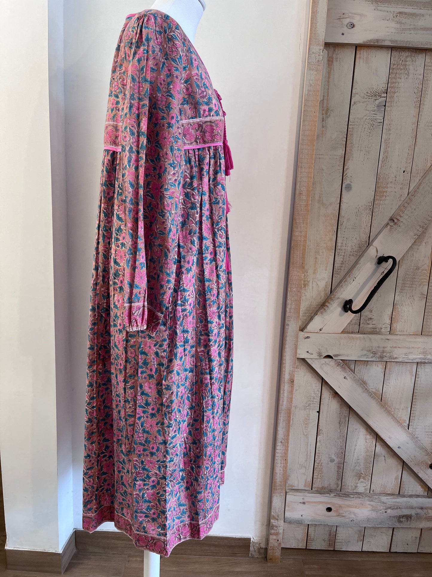 Hand-printed Dea dress