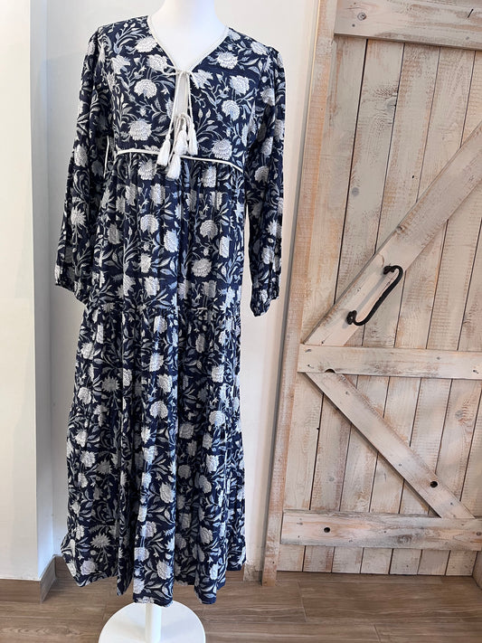 Hand-printed Dea dress