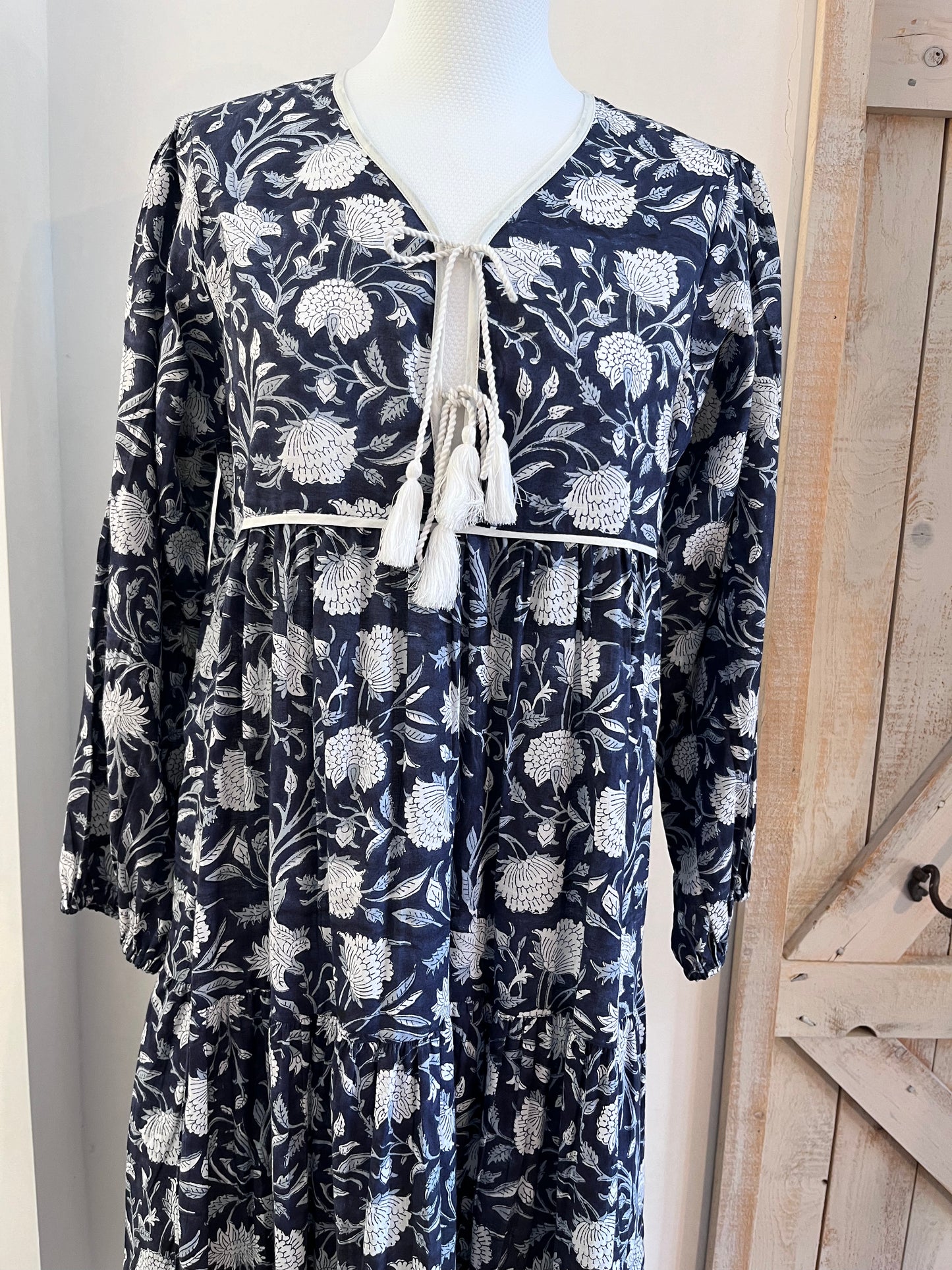 Hand-printed Dea dress