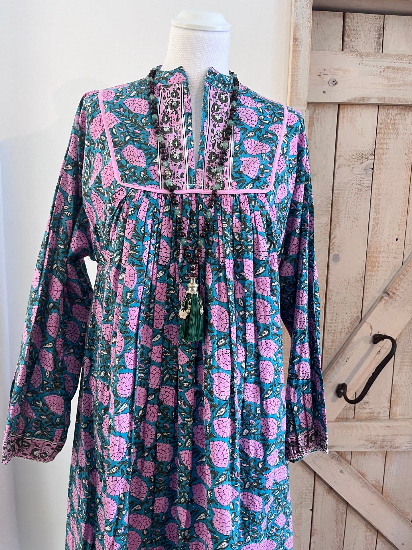 Hand-printed Sofi dress