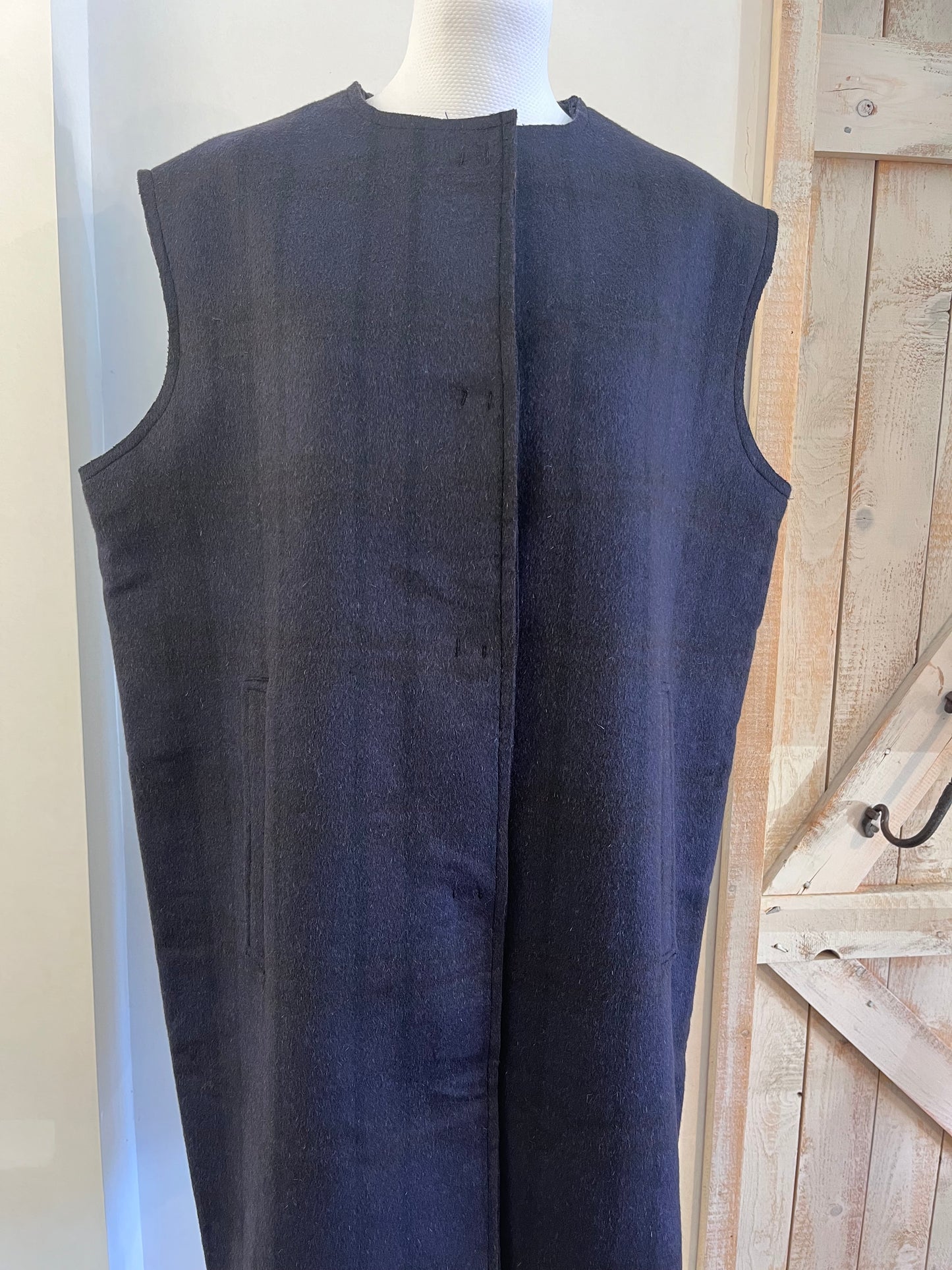 Cashmere double vest