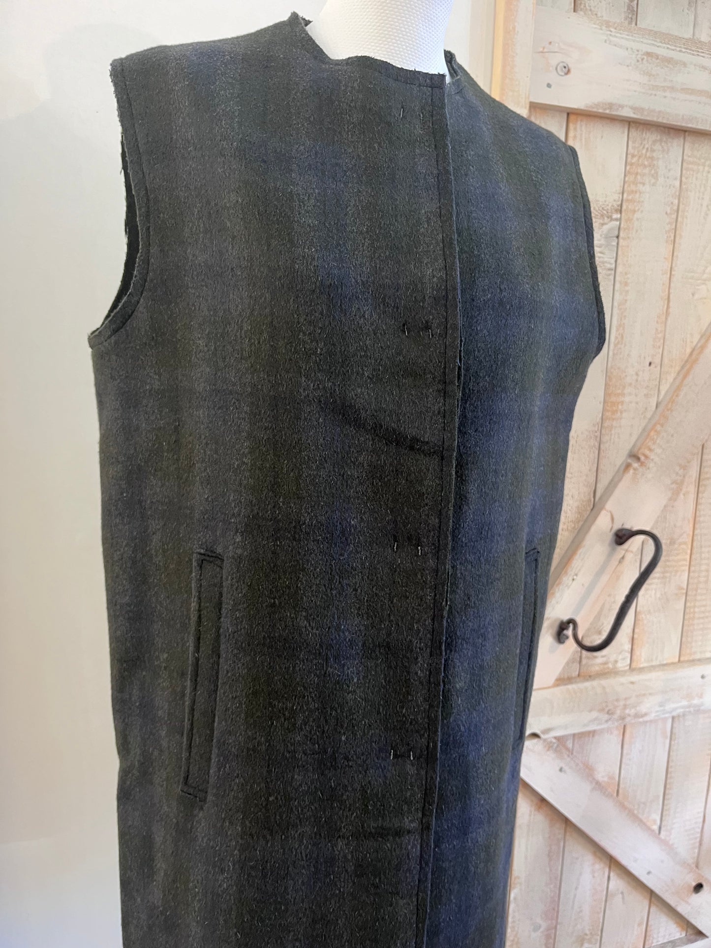 Cashmere double vest