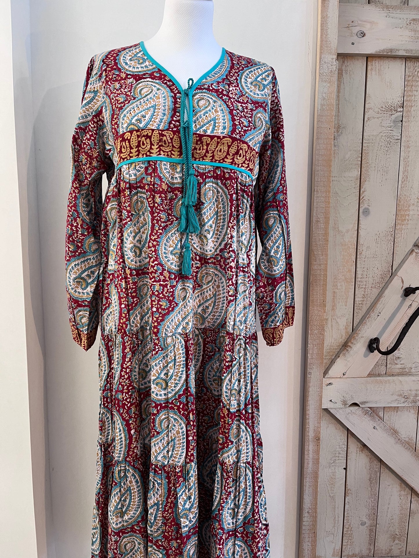 Hand-printed Dea dress