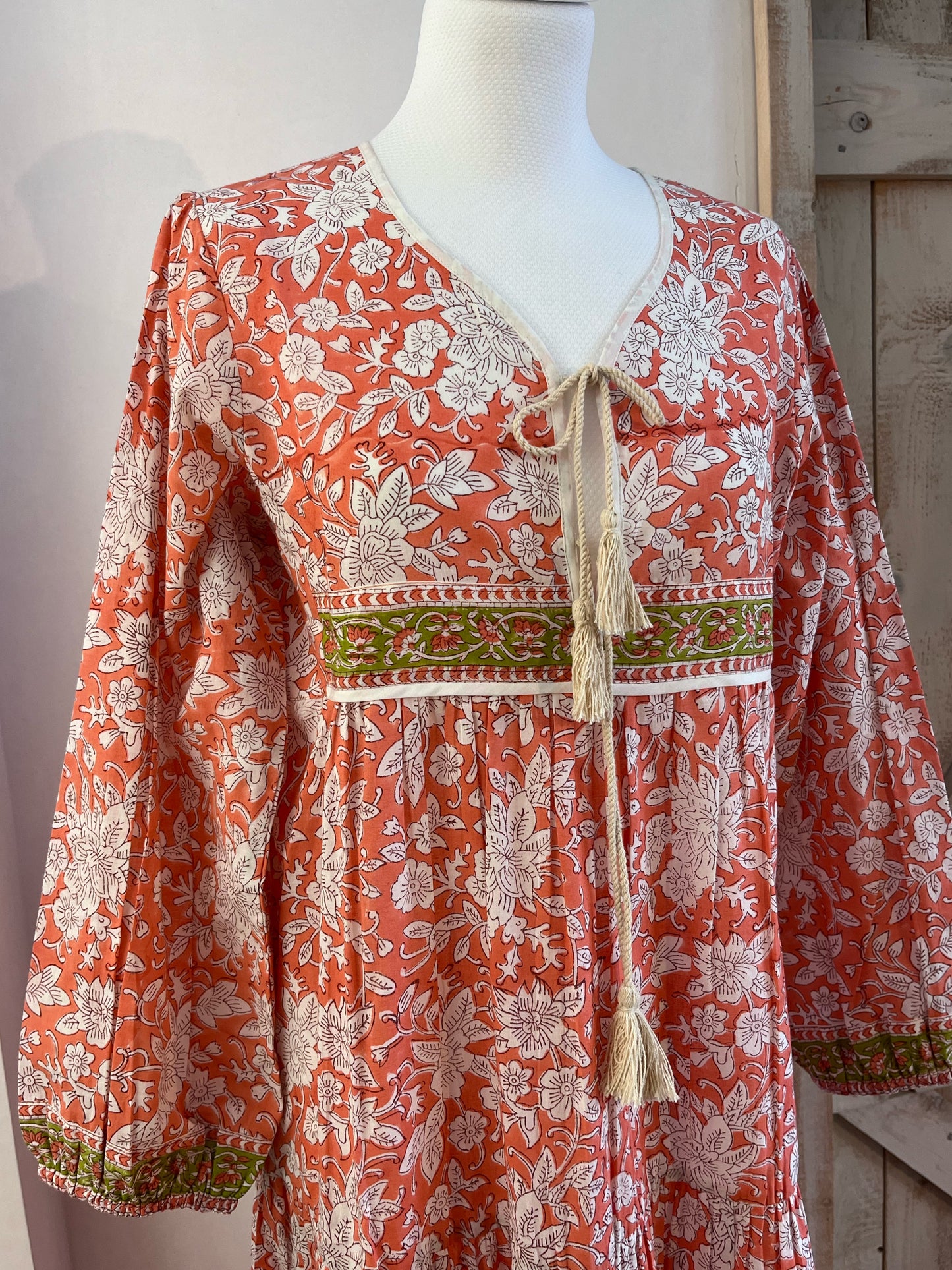 Hand-printed Dea dress