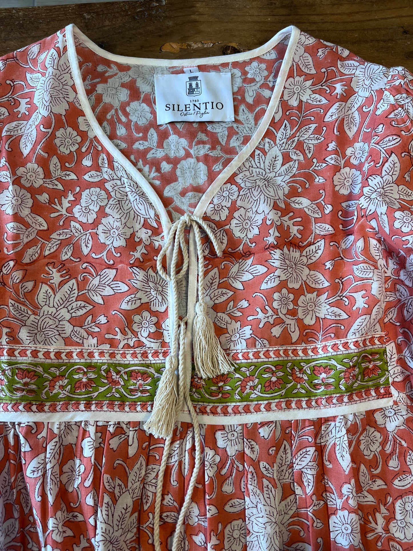 Hand-printed Dea dress