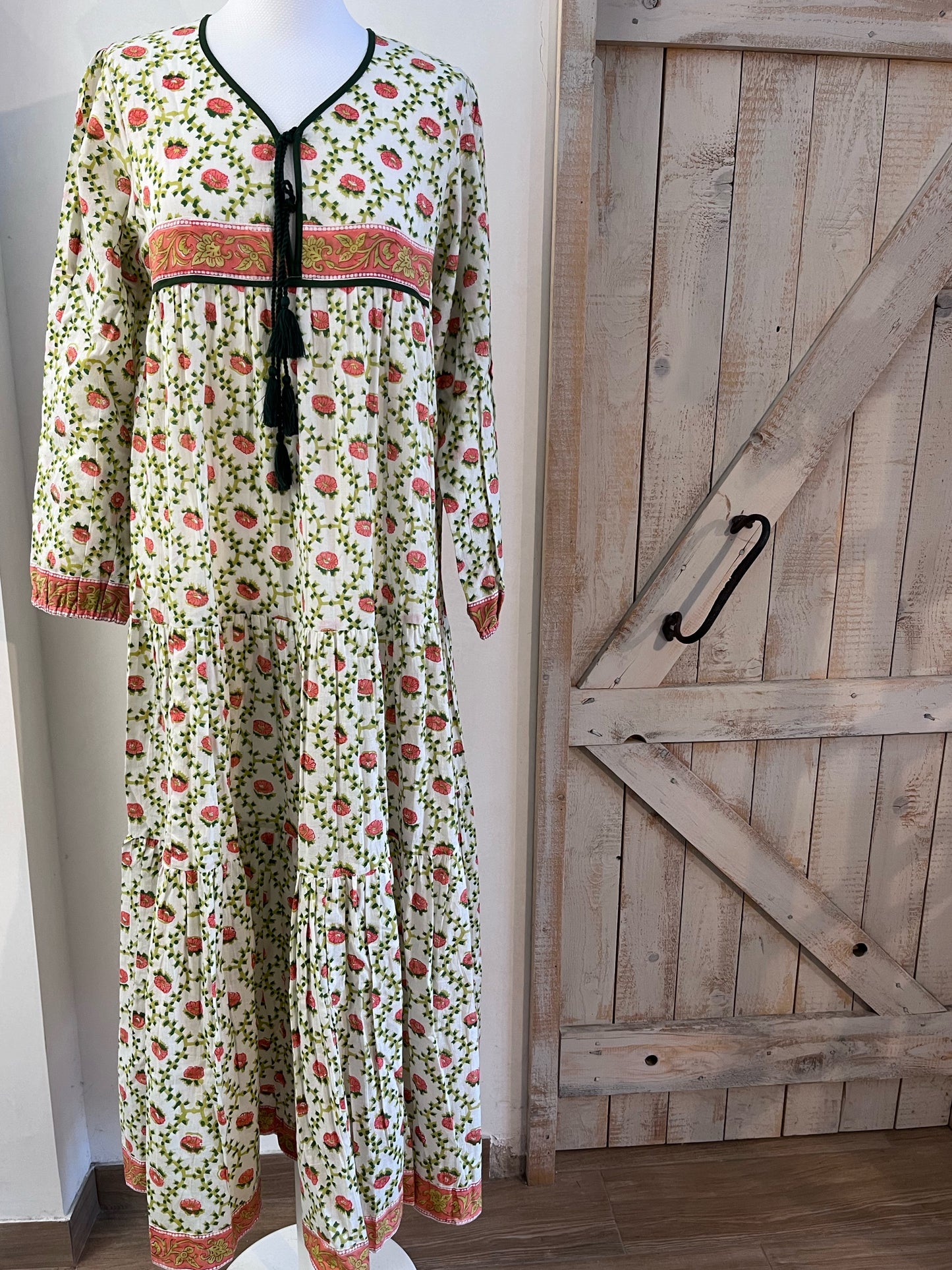 Hand-printed Dea dress