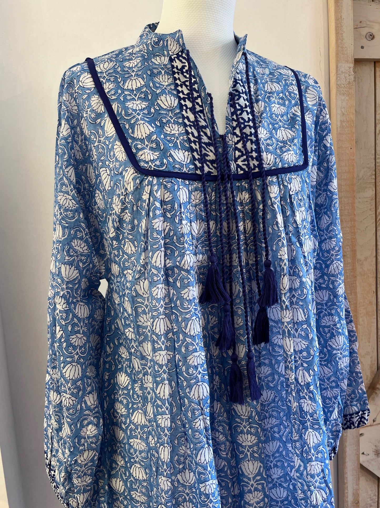 Hand-printed Sofi dress