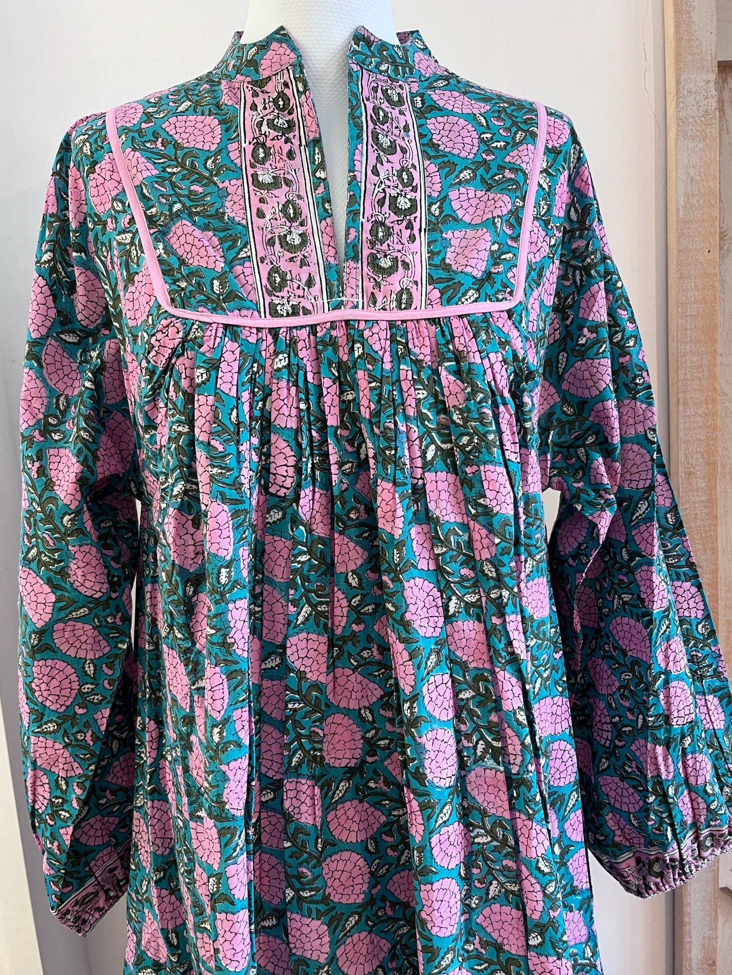 Hand-printed Sofi dress