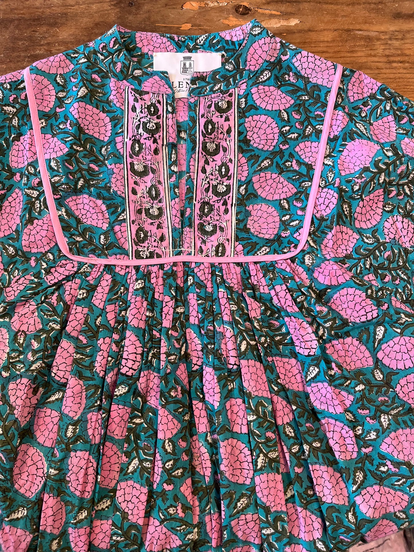 Hand-printed Sofi dress