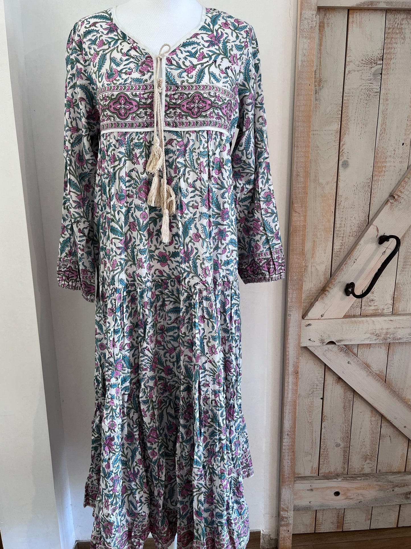 Hand-printed Dea dress