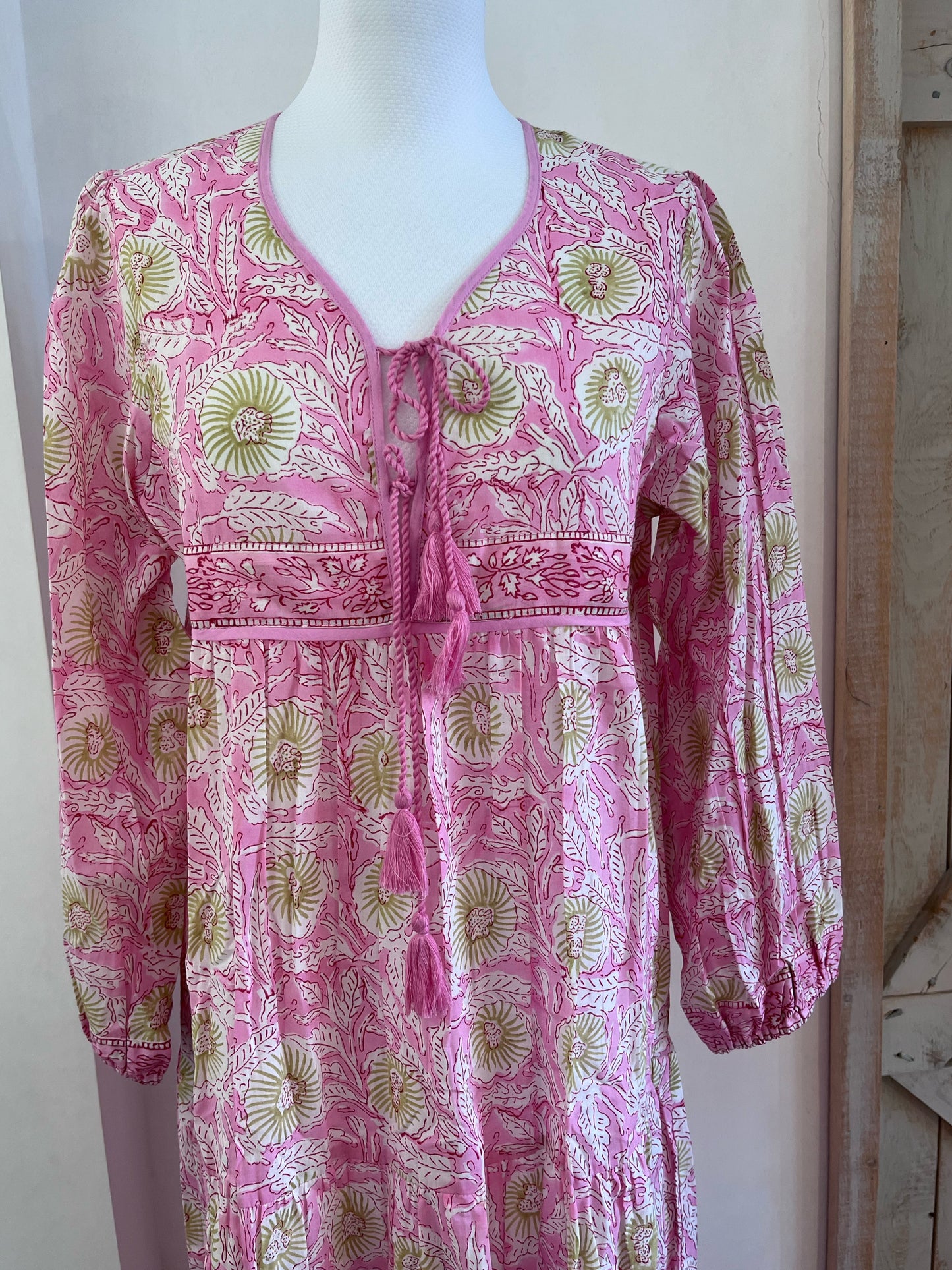 Hand-printed Dea dress