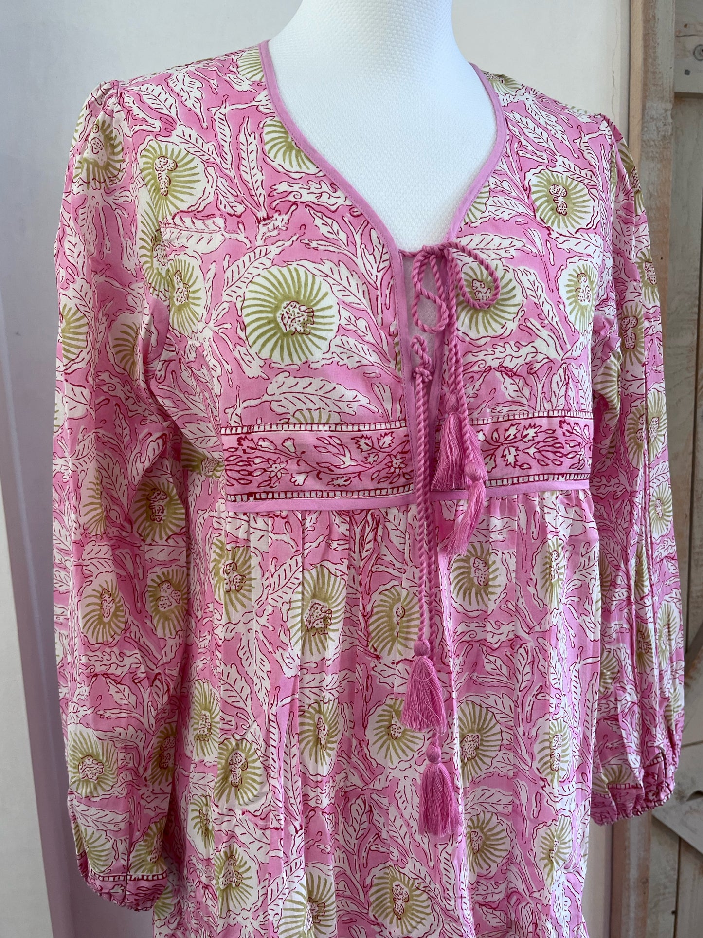 Hand-printed Dea dress