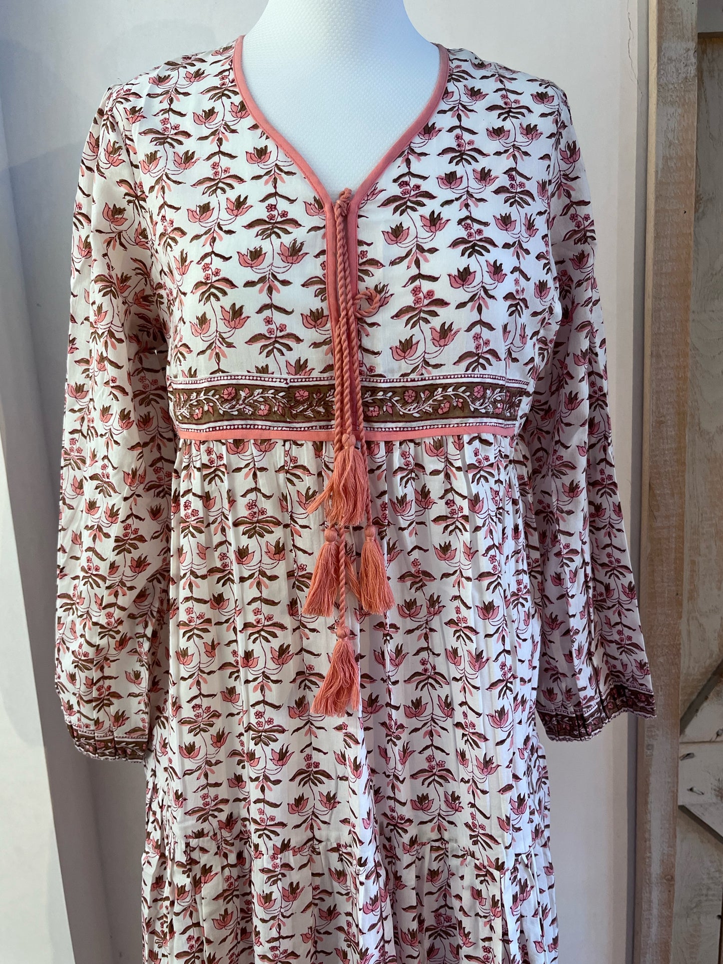 Hand-printed Dea dress